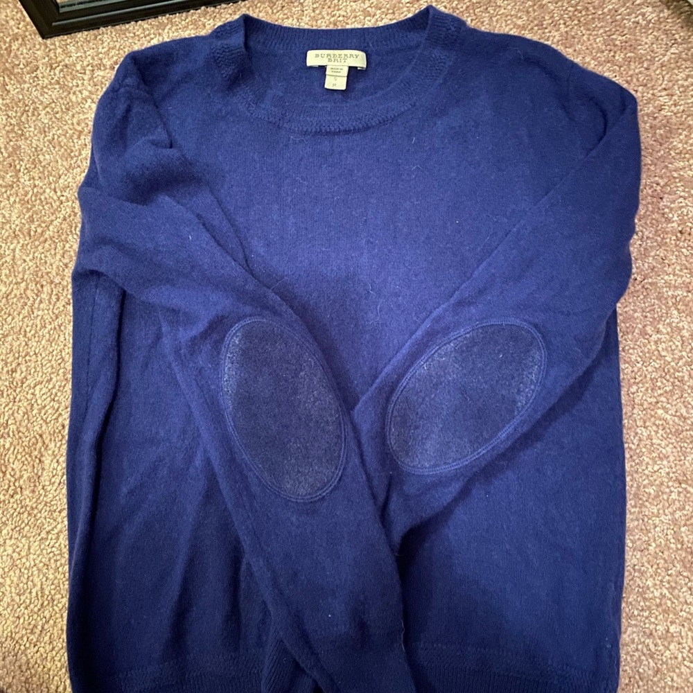 Burberry blue sweater size s